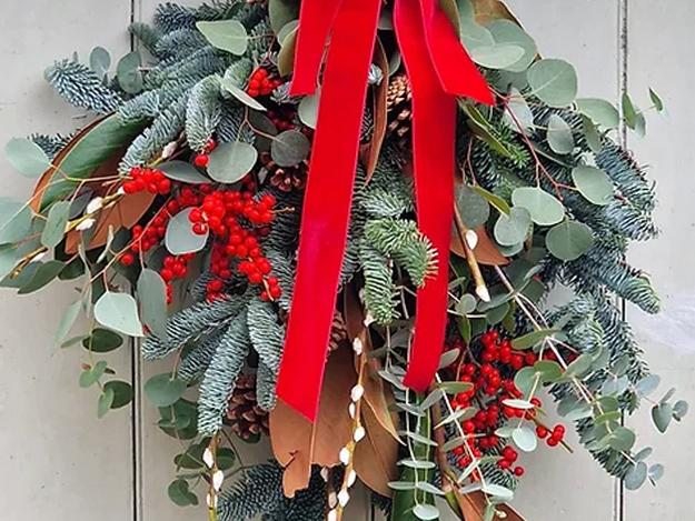 Christmas wreath workshop West Sussex